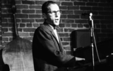 Tom Lehrer sings and plays piano at the Hungry I nightclub in San Francisco. (Ted Streshinsky/Corbis via Getty Images via JTA)